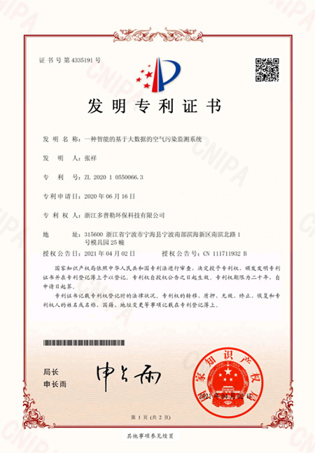 专利证书 6